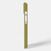 Solid Offbeat Green Custom Name Case-Mate iPhone Case (Achterkant / Links)