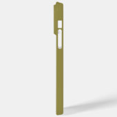 Solid Offbeat Green Custom Name Case-Mate iPhone Case (Achterkant / Links)