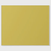 Solid Old Gold kleuren Cadeaupapier (Vlak)