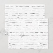 Solid, Onyx Briefkaart (Voorkant / Achterkant)