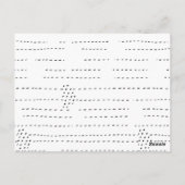 Solid, Onyx Briefkaart (Achterkant)