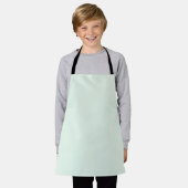 Solid Pale Mint Green Apron Schort (Gedragen)
