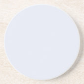 Solid Pale Powder Blue Coaster Zandsteen Onderzetter (Voorkant)