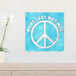 Solid Peace-teken - JOUW TEKST Folie Afdrukken