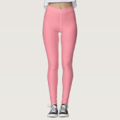 Solid Peach gepersonaliseerd Leggings (Voorkant)