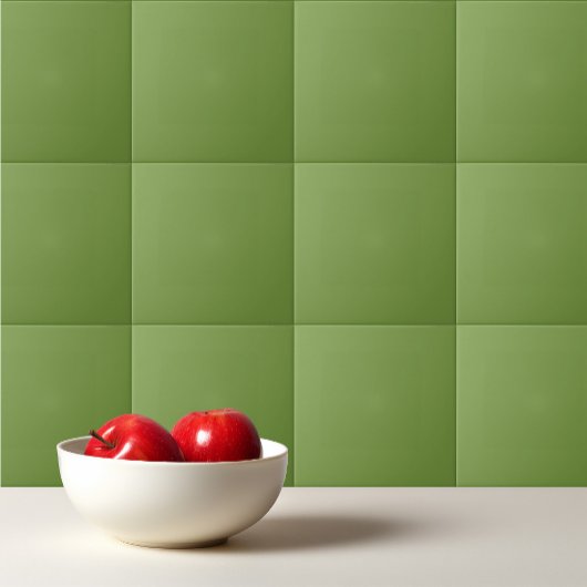 Solid pepergras, groene rustige tegeltje
