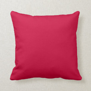 Solid Raspberry roze decoratief accent Kussen