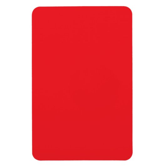 Solid Red Background  Magneet (Verticaal)