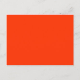 Solid Red Background Web Color FF3300 Briefkaart