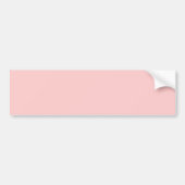 Solid roze achtergrondwebkleur FFCCCC Bumpersticker (Voorkant)