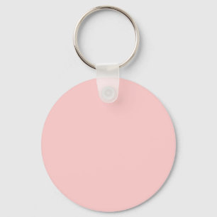 Solid roze achtergrondwebkleur FFCCCC Sleutelhanger