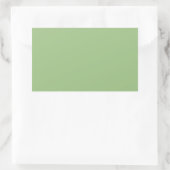 Solid Sage Green Rectangle Stickers (Sac)