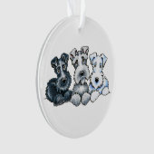 Solid Schnauzers Ornament (voorkant)