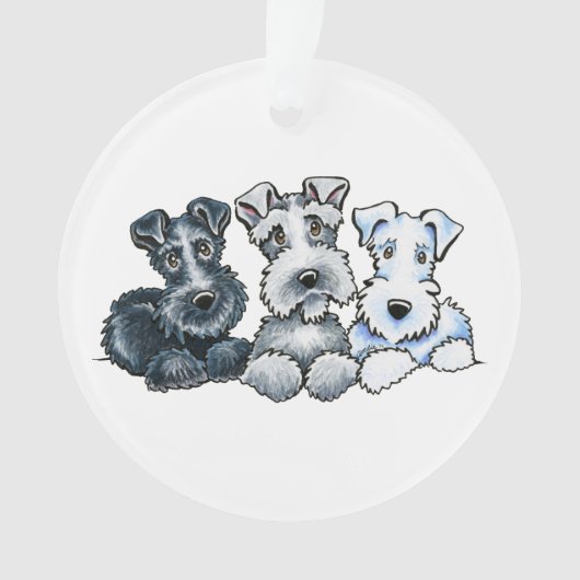 Solid Schnauzers Ornament (voorkant)