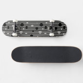 Solid Silver Skateboard (Horizontaal)