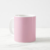 Solid Soft Blush Pink Mug (Devant gauche)