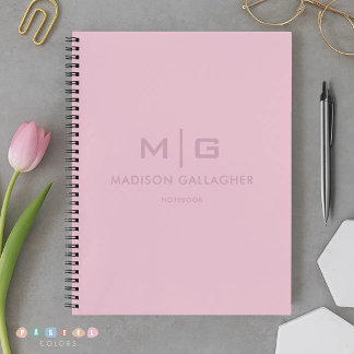 Solid Soft Light Pastel Orchid Pink Color Notitieboek