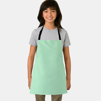 Solid Soft Mint Green Apron Schort