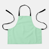 Solid Soft Mint Green Apron Schort (Voorkant)