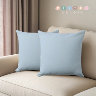 Solid Soft Sky Light Pastel Baby Powder Blue Kleur Kussen
