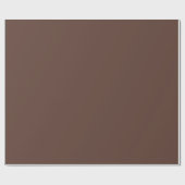 Solid tiramisu donkerbruin cadeaupapier (Vlak)