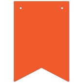 Solid Vibrant Orange Background | Bold Warm Design Vlaggetjes (Eerste vlag)