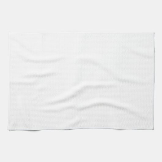 Solid White Creëer uw eigen standaard moderne keuk Theedoek (Horizontaal)
