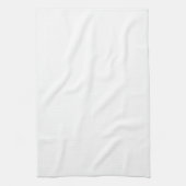 Solid White Creëer uw eigen standaard moderne keuk Theedoek (Verticaal)