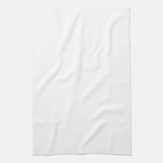 Solid White Creëer uw eigen standaard moderne Theedoek (Verticaal)