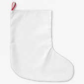 Solid White Universele Gast Kerstkous Grote Kerstsok (Voorkant)