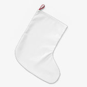 Solid White Universele Gast Kerstkous Grote Kerstsok (Voorkant (Hangend))