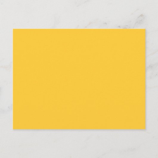 Solid Yellow Background-Sjabloon FFCC33 Briefkaart (Voorkant)