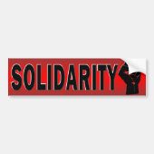 SOLIDARITEIT BUMPERSTICKER (Voorkant)