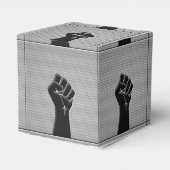 Solidariteit eerste koolstofvezeldecor stijl bedankdoosjes (Achterkant)