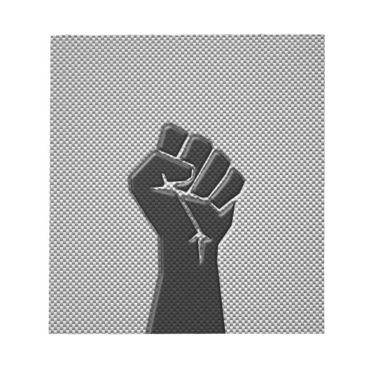 Solidariteit in de afdrukopstijl van koolstofvezel notitieblok (Voorkant)