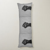 Solidariteit in het koolstofvezeldecor lichaamskussen (Achterkant (Verticaal))