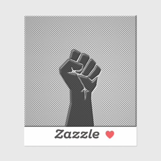 Solidariteit in het koolstofvezeldecor sticker (Vel)