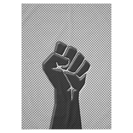 Solidariteit in het koolstofvezeldecor tafelkleed (Voorkant)