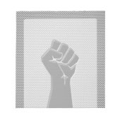 Solidariteit in koolstofvezelstijl notitieblok (Voorkant)