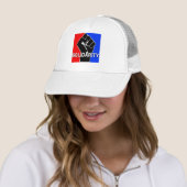 SOLIDARITEIT in rood, wit, blauw en zwart Trucker Pet (In situ)