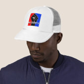 SOLIDARITEIT in rood, wit, blauw en zwart Trucker Pet (In situ)