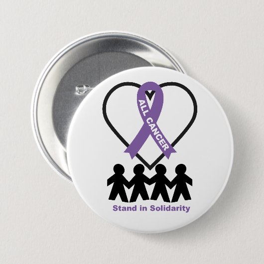 Solidariteit Ronde Button 7,6 Cm (Voorkant /achterkant)