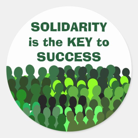 Solidariteit sticker (Voorkant)