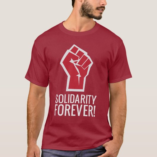 Solidariteit voor altijd! t-shirt (Voorkant)
