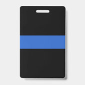 Solidariteitssymbool van de Thin Blue Line Vlag va Badge (Back)