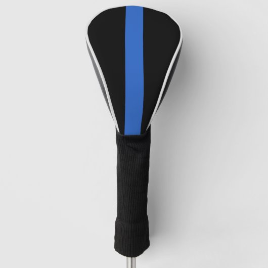 Solidariteitssymbool van de Thin Blue Line Vlag va Golfheadcover (Voorkant)