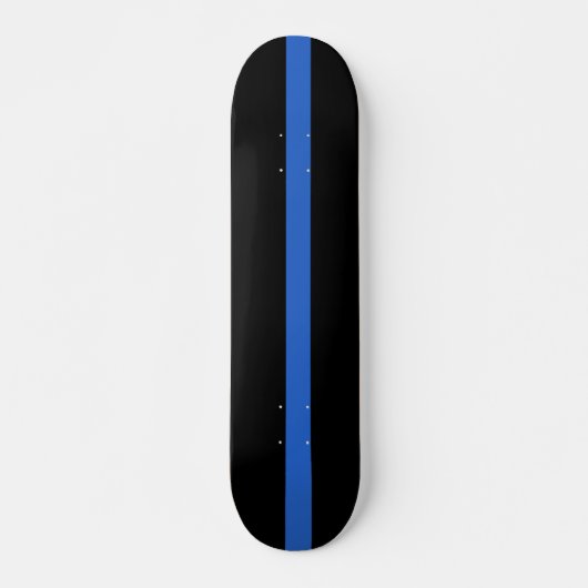Solidariteitssymbool van de Thin Blue Line Vlag va Skateboard (Voorkant)