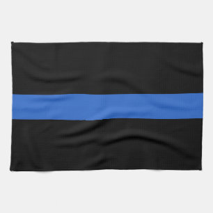 Solidariteitssymbool van de Thin Blue Line Vlag va Theedoek