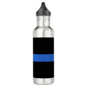 Solidariteitssymbool van de Thin Blue Line Vlag va Waterfles (Rechts)