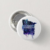 Solidarity Minnesota Ronde Button 3,2 Cm (Voorkant /achterkant)